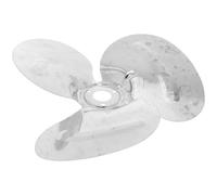 Pales de Ventilateur en Fer Galvanisé 6 Pouces pour Radiateur | Pièce de Remplacement Argenté, Aide à Répartition Thermique, pour Atelier, Réparation Domestique et Entretien