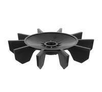 Pales de Ventilateur pour Compresseur D’air, Pièce de Rechange ABS Noir | Remplacement Facile, Refroidissement du Moteur, pour Production Industrielle, Fabrication et Équipes D’équipement de Chantier