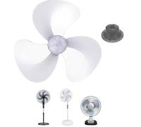 Pales Rechange Ventilateur,Pièces électriques universelles 40 cm avec cache-écrou - Accessoires pour ventilateurs sur pied | intérieur extérieur maison bureau cuisine garage camping table mur