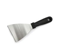 Palette à Gril en Inox, Racleur de Pâte à Pizza, Spatule Plancha, Cloche Plancha Burger, Outil de Cuisine en Acier Inoxydable, Coupe-Pâte, Spatule pour Pâte à Pizza, Racleur de Pâte en Acier