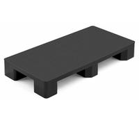 Palette en plastique, 1 pièce. Palette en plastique pour le stockage en sous-sol, tapis de sol léger et étanche pour le rangement intérieur et extérieur, idéal pour les supermarchés et les entrepôts.