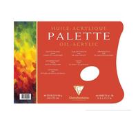 Palette Huile bloc collé 3 côtés 40F 24x32cm 90g