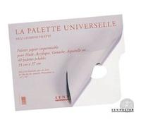 Palette jetable - Huile - Acrylique - Aquarelle - Gouache - Sennelier - 35x27cm