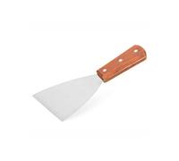 Palette Triangulaire en Inox avec Manche en Bois