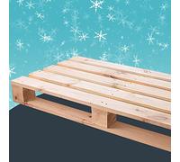 Palettes en bois shabby chic en bois - Palette jetable de rechange Upcycling Table de palette (1 pièce_naturel)