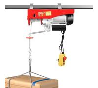 Palier de levage électrique 220V, 1600W, treuil, palan motorisé avec une hauteur de levée de 6m/12m, capacité de charge de 500kg/1000kg, système de levage par câble, pour le levage d'objets