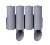 Palissade De Jardin - Standard - Anthracite - Hauteur 25,5 Cm - Longueur 2,3 M - Résistant Aux Uv Multicolore