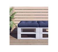 vidaXL Coussin de Palette, Galettes de Chaise, Coussins de Siège, Décoration de Canapé Jardin Terrasse Patio Extérieur, Bleu 377851
