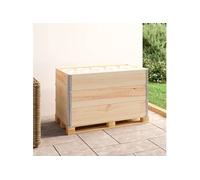 Palletopzetranden 3 st 50x100 cm massief grenenhout310053