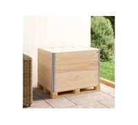 vidaXL Rehausses de palettes 3 pcs. 60x80 cm pin massif