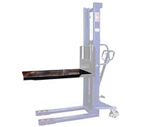Pallit Plateforme pour Transpalette & Gerbeur 1000 kg Acier | Plateau acier pour fourches 1150 mm - compatible transpalette et gerbeur haute levée - charge max. 1 000 kg