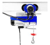 Pallit Treuil à câble avec Chariot électrique | 400 kg/12 m | 800 kg/6 m | Télécommande incluse avec 1,6 m de câble | étrier de sécurité