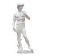 Palmetto Housewares David Sculpture réplique du Corps Entier - Statue Blanche en résine Plastique Rigide - LWH - 22,9 x 10,2 x 10,2 cm