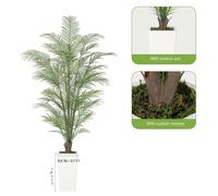 Palmier Areca artificiel, idéal pour la décoration intérieure, usage en intérieur, hauteur de 1,8 mètre