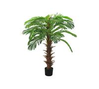 Palmier Cycas artificiel avec pot 140 cm Vert