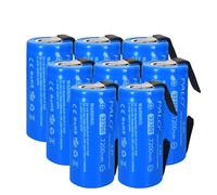 PALO 32700 Batterie LiFePO4, capacité 7200mAh, tension 3,2V, 8 PCs