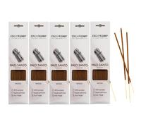 Palo Santo Jiri and Friends Lot de 5 bâtonnets d'encens 100 % naturels 100 % naturels Palo Santo Commerce équitable