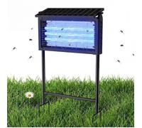 PALONE Anti-Moustique Solaire Extérieur - Tue Insecte UV 365nm 360° - Résistant à l’Eau - Pour Jardin Terrasse - Sans Chimique