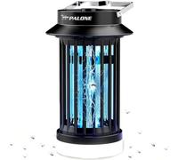 PALONE Lampe Anti Moustique USB-C, Tue Mouche Electrique à LED Portable, Lampe Anti-Mouche UV 4200V à Courant Continu, Éliminateur Efficace Portée 140 m², Cadeau Pratique pour Le Camping en Plein Air