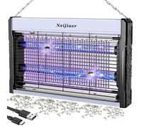 PALONE Tue Moustique Électrique 3200V-Lampe UV Anti-Insectes - Protection Totale-Silencieux-Intérieur & Extérieur-Nettoyage Facile