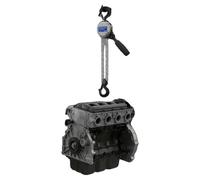 Palonnier à chaîne, capacité de charge de 0,5 tonne, freins mécaniques à double crémaillère, couleur vert armée