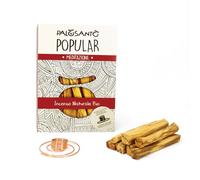 PALOSANTO - 7 bâtons Popular Ayabaca + Porte-bâton en Spirale - Kit Palo Santo - Bursera graveolens en Bois sacré du Pérou - Porte-bâton en cuivre fabriqué en Italie