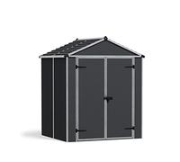 Palram - Abri de Jardin Canopia Rubicon - Gris (6 x 5)