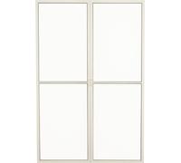 Palram - Canopia porte-moustiquaire pour jardin d'hiver froid Sanremo blanc 137x205 cm