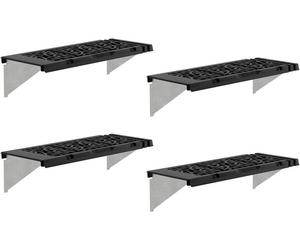 Palram - Canopia serre étagère Signature set de 6 pièces anthracite 27x65x17 cm