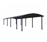 Palram - Carport 38.5m² Gris Anthracite 704395