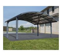 Palram - Carport Double 28.6m² Gris Anthracite 704950 Gris