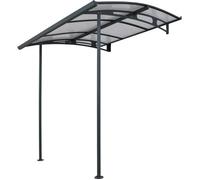 Palram – Marquise transparente Vega 2000 – 199,6×200,5 cm – Gris (703399)