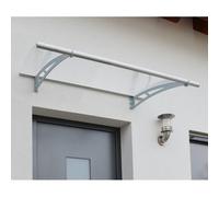 Palram - Marquise Transparente 91,5x150,5cm Argent 701089 Gris