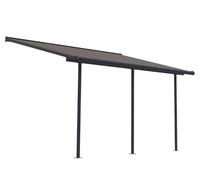 Palram Pergola Capri 13 m² Aluminium et polycarbonate 705600 gris anthracite