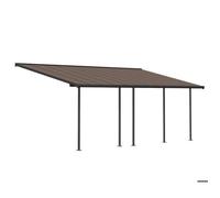 Canopia by Palram Pergola Capri 22,1 m² Aluminium et polycarbonate Gris