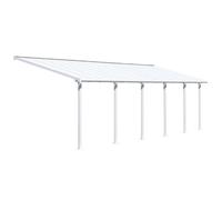 Palram Pergola adossée aluminium - Blanc