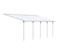 Palram Pergola adossée aluminium - Blanc