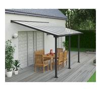 Palram Pergola adossée - Gris anthracite