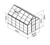 Palram - Serre De Jardin 5.6m² Argent - 701627 Argent