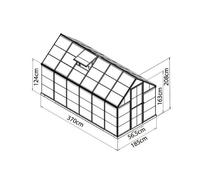 Palram - Serre De Jardin 6.8m² Argent - 701780 Argent