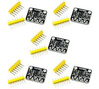 PAMEENCOS Lot de 5 capteurs de distance VL6180 VL6180X - Module de capteur de lumière optique - Carte de développement de reconnaissance gestuelle - Interface I2C - 3,3 V - 5 V - Émetteur de lumière