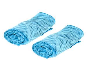 PAMEX - Pack 2 Serviettes de Sport rafraîchissantes en Microfibre - Ice Towel - Froid instantané