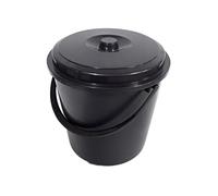 PAMEX - Poubelle 16 L avec Couvercle, modèle Big Bang (Noir)