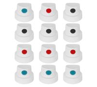 PAMINGONO 12pcs Embouts de Vaporisateur en Plastique pour Peinture en Aérosol, Formule Séchage Rapide et Performance Artistique, Accessoires pour Femmes Artistes en Graffiti