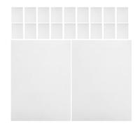 PAMINGONO 20 Feuilles Papier pour Écriture en Braille Blanc, Expérience Confortable et Accessibilité Améliorée, pour L'apprentissage Besoins en Salle de es Personnes Aveugles