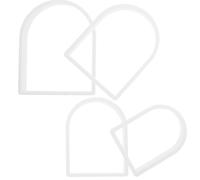 PAMINGONO 4pièces Set de Géométriques Réutilisables pour Biscuits Moules Fondants DIY Modèles Arqués Outils de Cuisson Légers et Faciles à Nettoyer