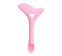 PAMINGONO Accessoire Outil Pratique pour Maquillage Précis Multi-usage Silicone Couleur Rose Aide Dessin de Mascara et Eyeliner, Facile à Nettoyer pour Maquillage des Yeux