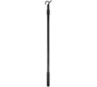 PAMINGONO Canne D'aveugle Télescopique Réglable en Alliage D'aluminium Noir, Tringles à Stores pour Fenêtres Modernes, Poteau D'extension Robuste, Accessoire pour Barres de Tension Rideaux,
