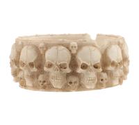 PAMINGONO Cendrier de Crâne en Résine Beige pour Fête Halloween | Décoration Halloween Squelette, Modèle de Squelette Anatomique, Cadre Squelette Halloween, Usage Bureau et Salon