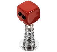 PAMINGONO Décoration de Voiture en Rouge à Tête Qui Secoue Ressort Hélicoïdal, Réutilisable et Résistant, pour Console de Voiture